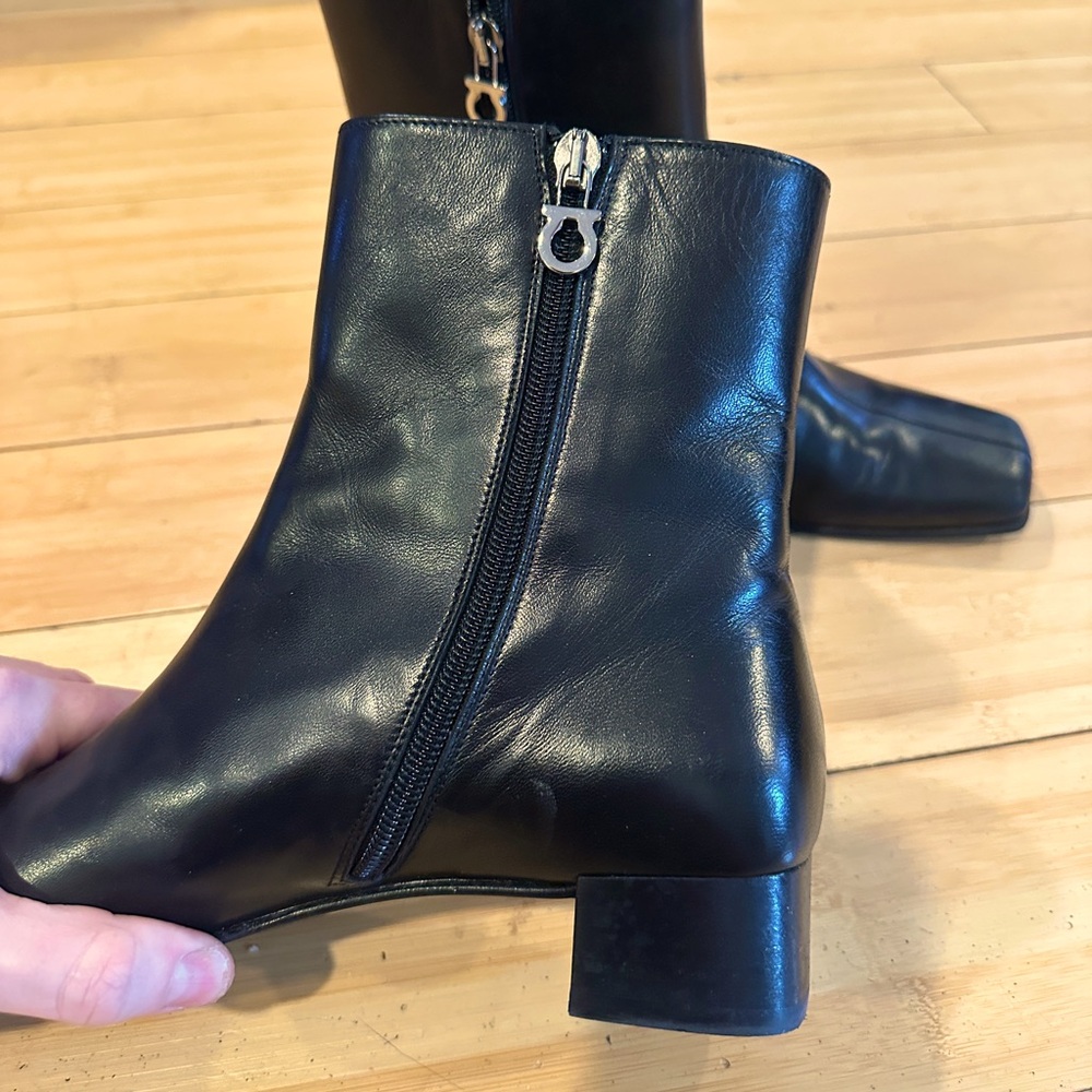 Ferragamo Black Boots